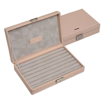 Astuccio per anelli pastelo / rosé (pelle)