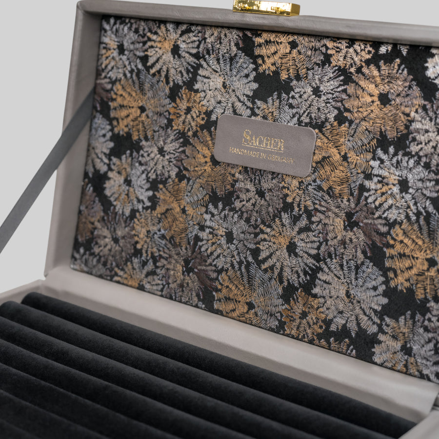 Ring case fleur venice / gray (leather)