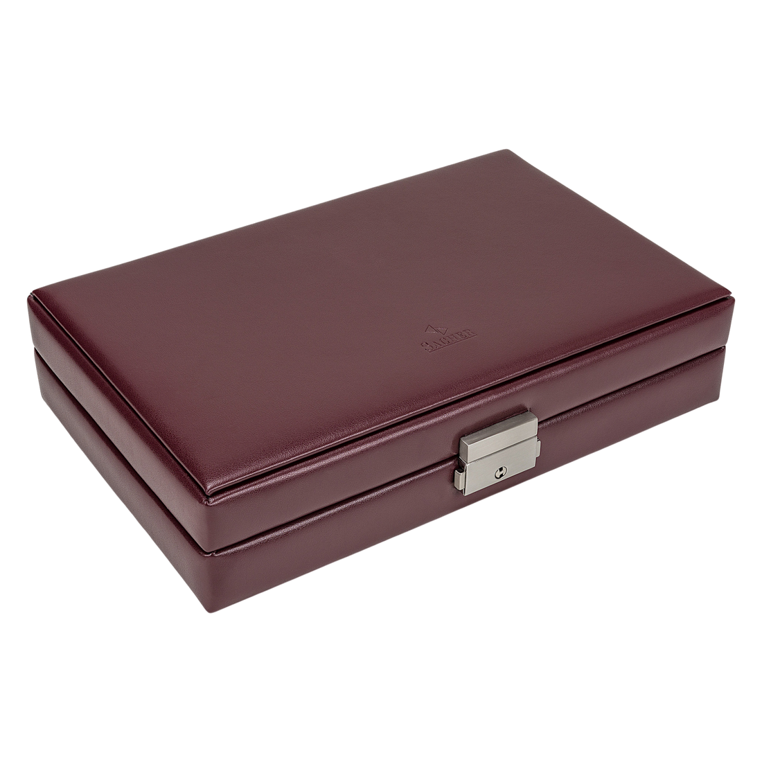 Ring- und Sammleretui florage / bordeaux