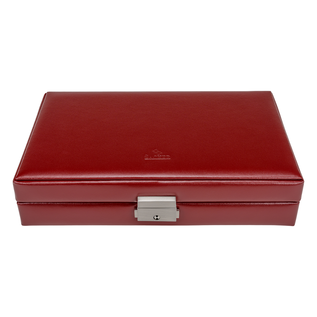 Astuccio per anelli e gioielli da collezione amadora / rosso (pelle)