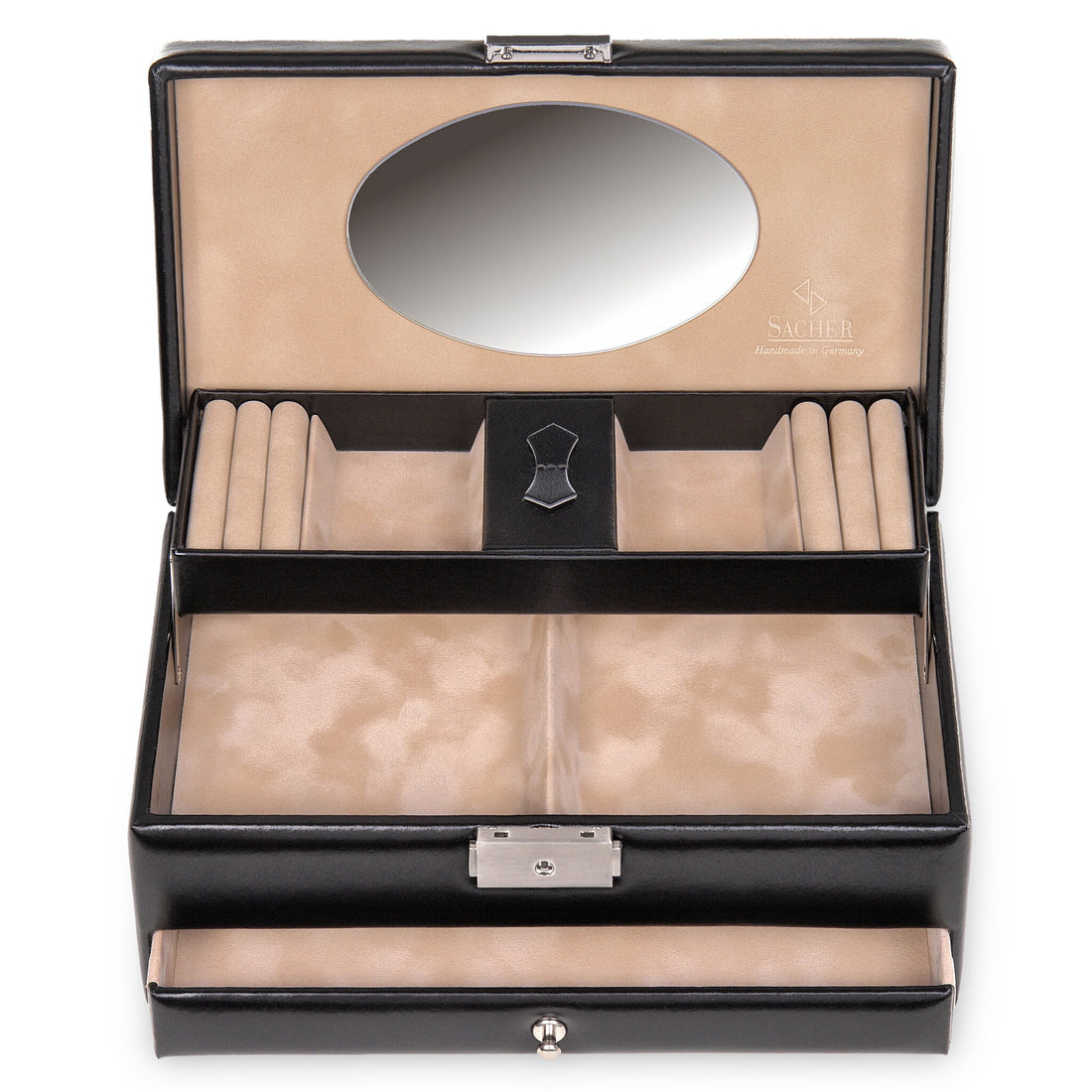 Portagioie Hanna new classic / nero (pelle)