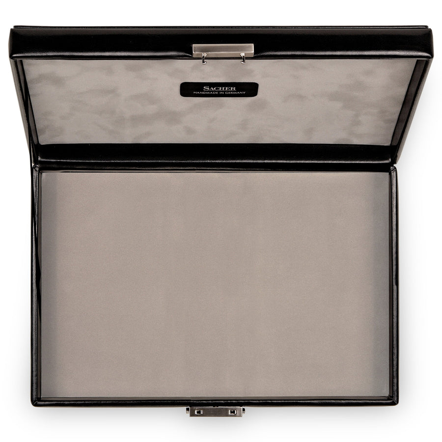 Portagioie con ampio scomparto VARIO CASO vario / nero (pelle)