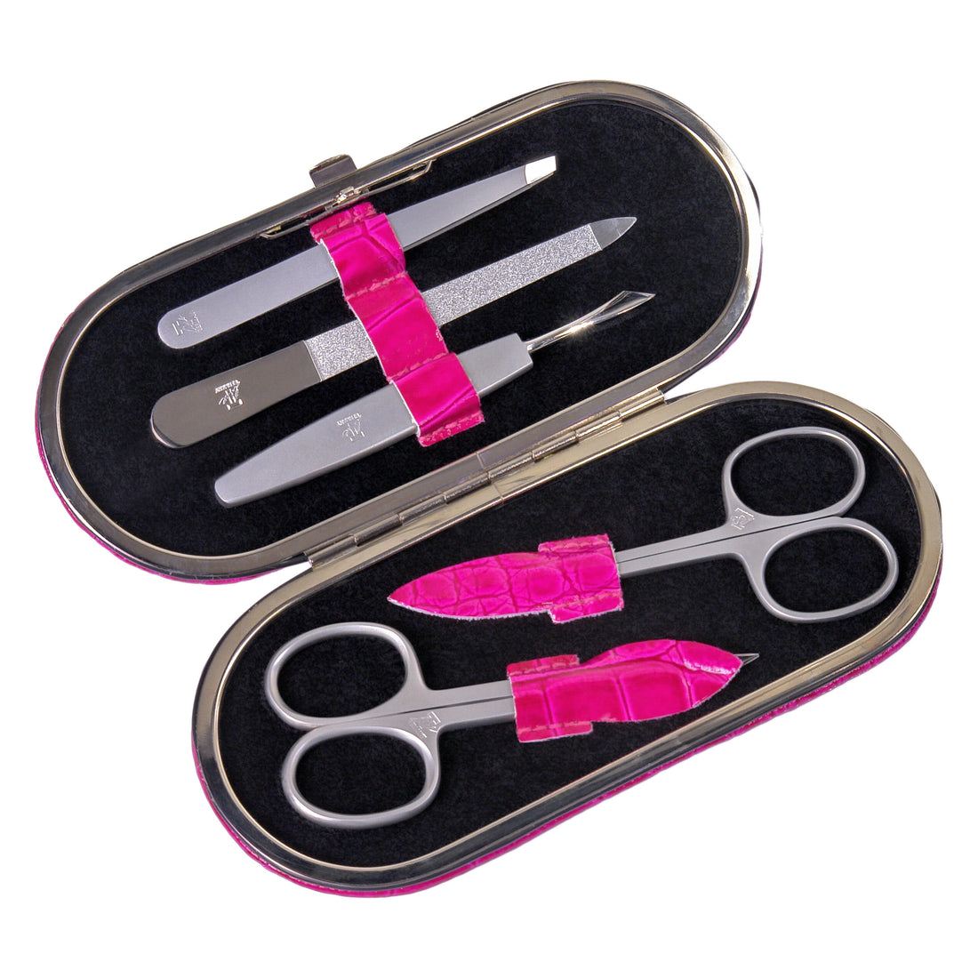 5 parti Set da manicure Manikürenset / rosa (pelle)